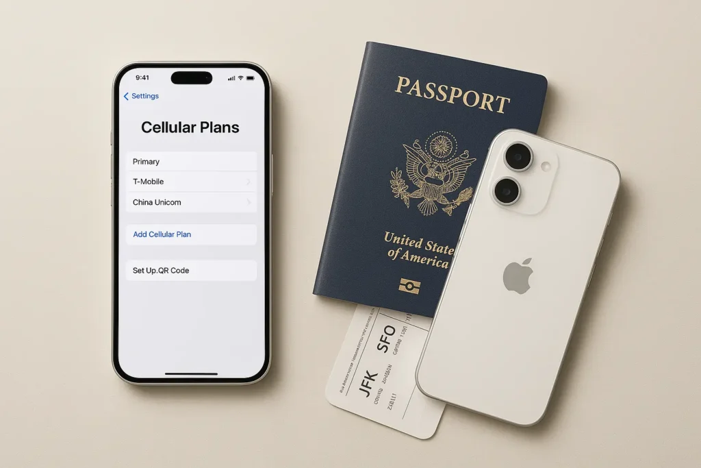 Transferring eSIM on iPhone 17